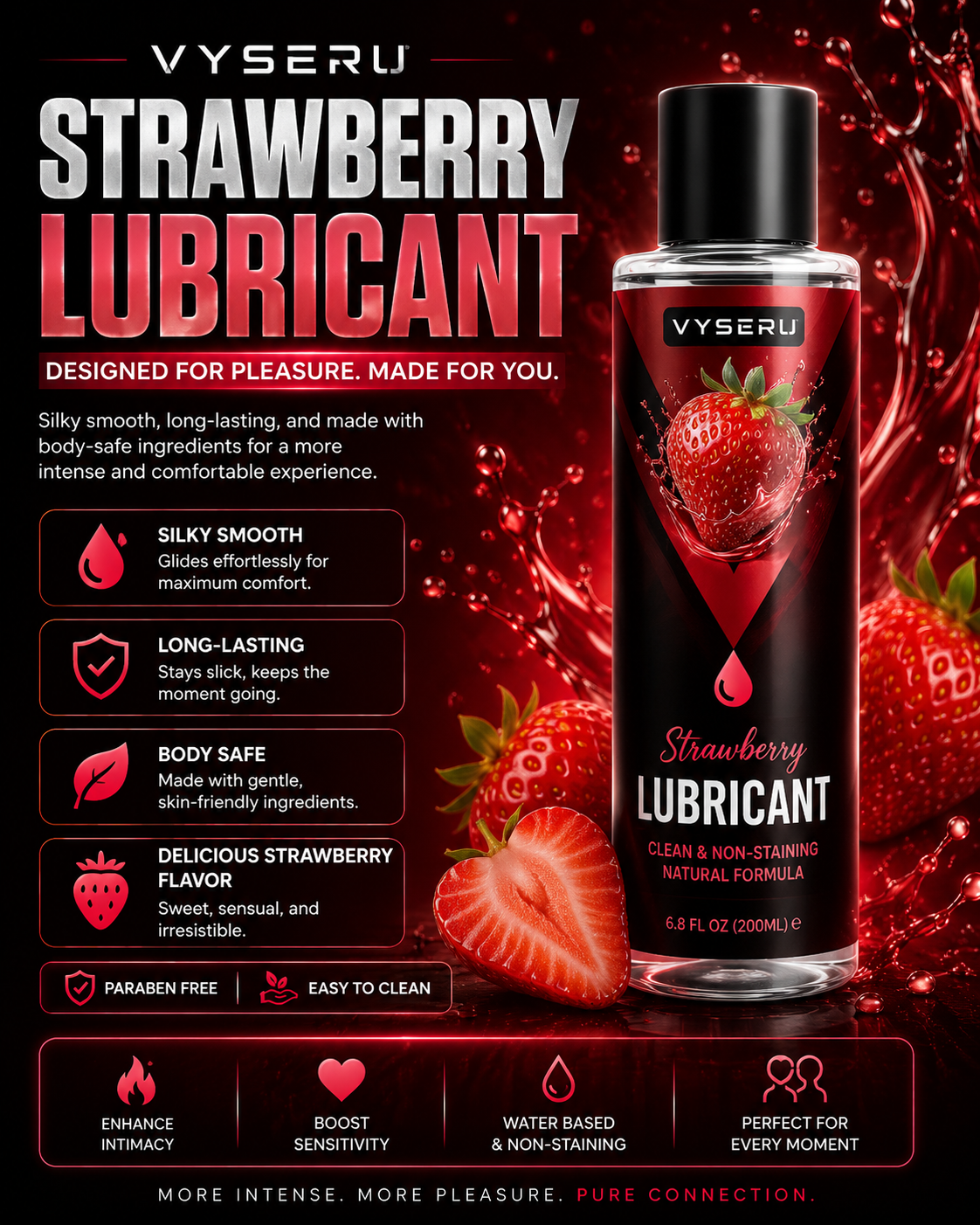 Vyseru Strawberry Lubricant