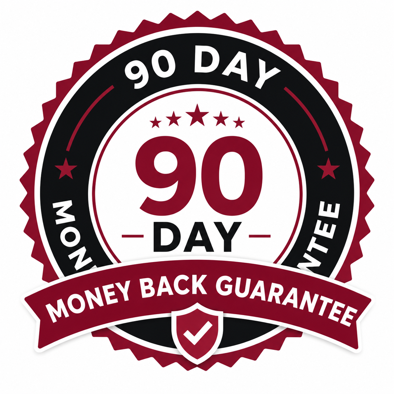 90 DAYS MONEY BACK GUARANTEE